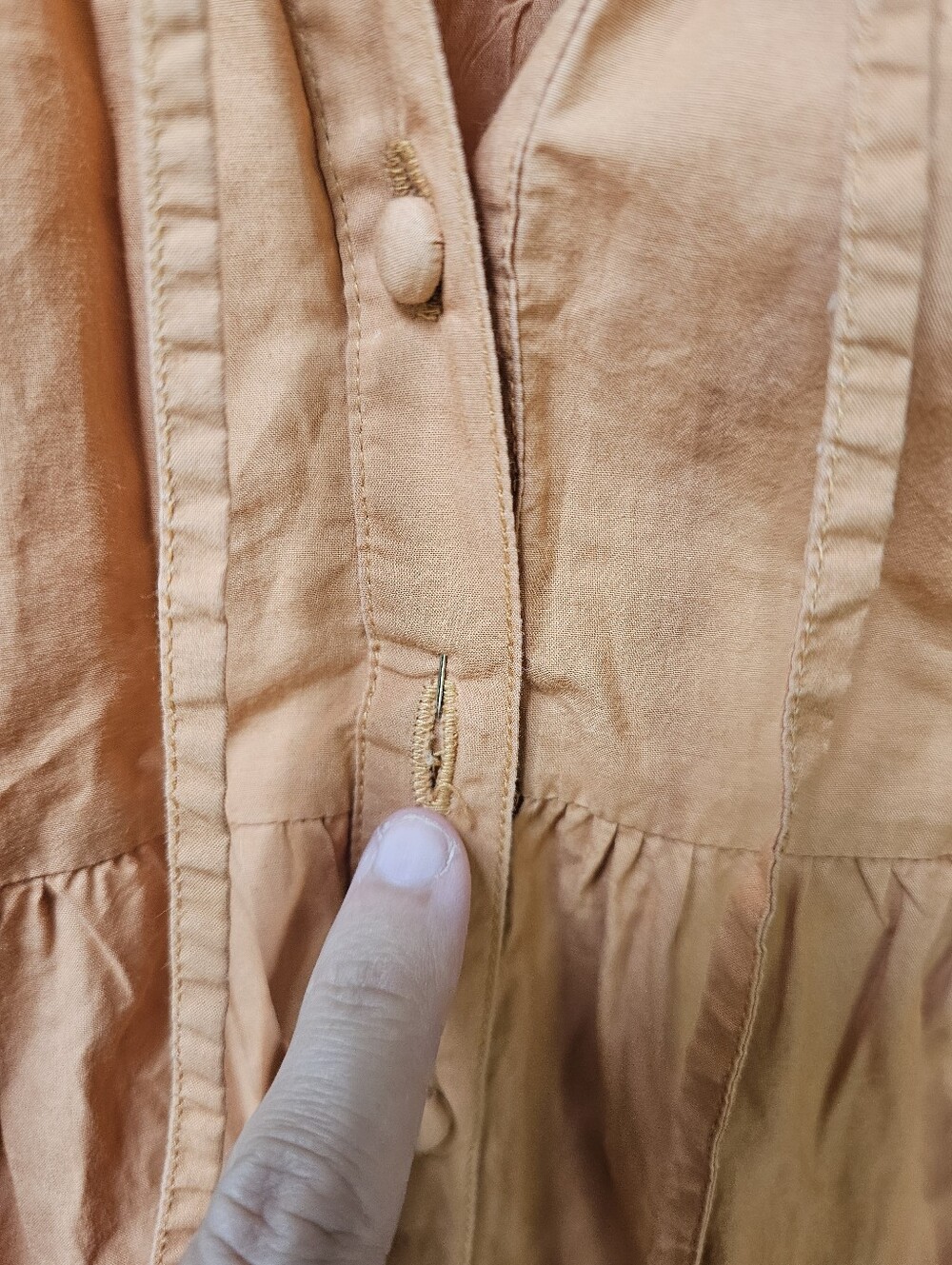 OLIVIA JAMES THE LABEL Tiered Button Front Dress - Picture 5 of 8
